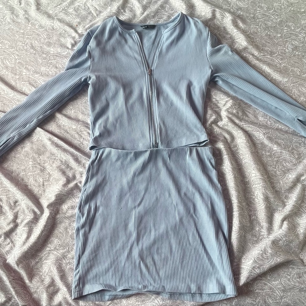 Blue two piece set